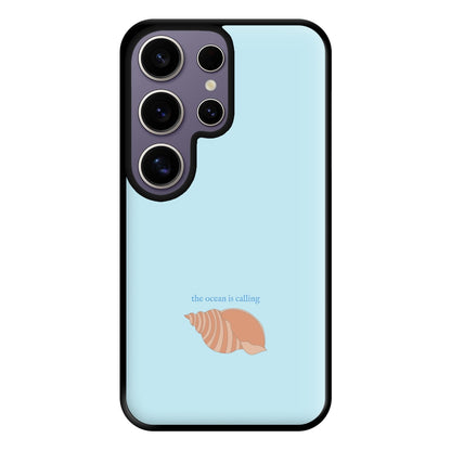 The Ocean Is Calling - Seashells Phone Case for Galaxy S25 Ultra