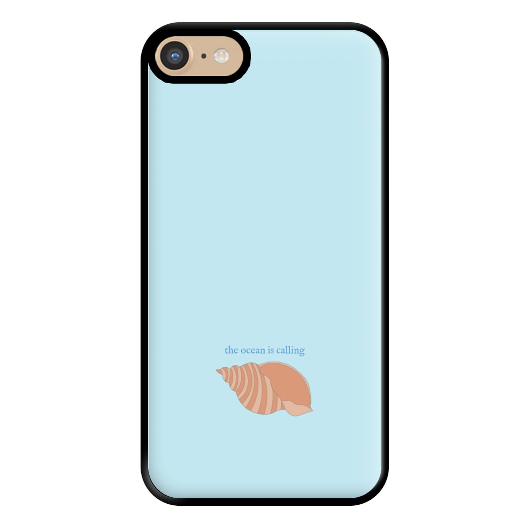 The Ocean Is Calling - Seashells Phone Case for iPhone 6 / 7 / 8 / SE