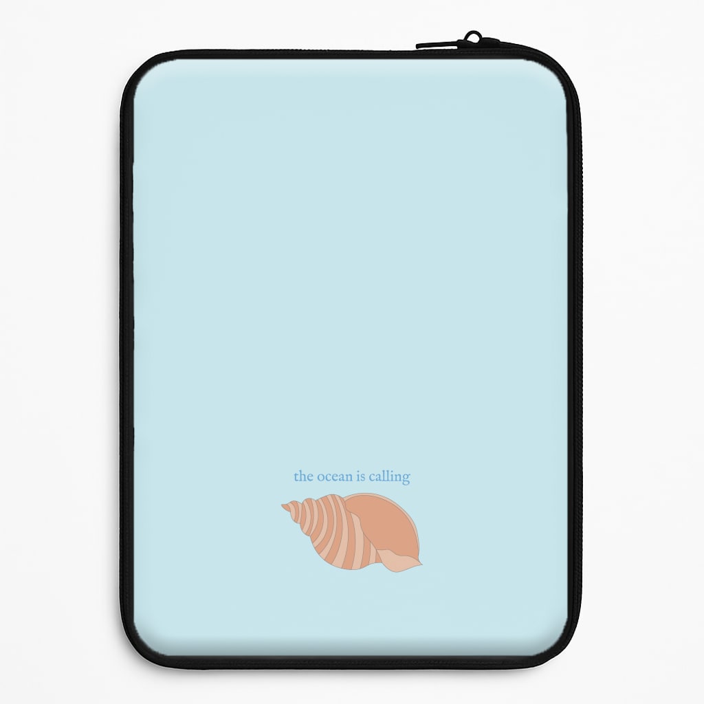 The Ocean Is Calling - Seashells Laptop Sleeve
