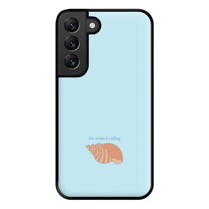 The Ocean Is Calling - Seashells Phone Case for Galaxy S22 Plus