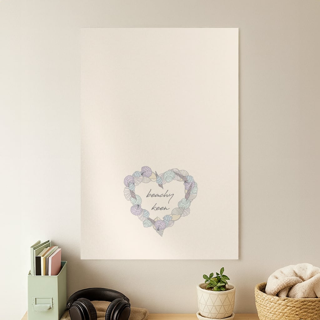 Beachy Keen - Seashells Poster