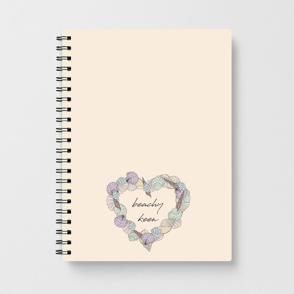 Beachy Keen - Seashells Notebook