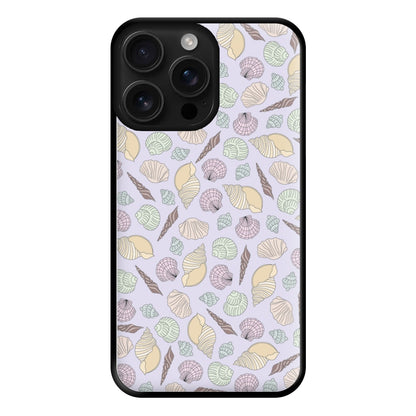 Seashells Pattern 7 Phone Case for iPhone 16 Pro Max