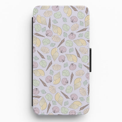 Seashells Pattern 7 Flip / Wallet Phone Case