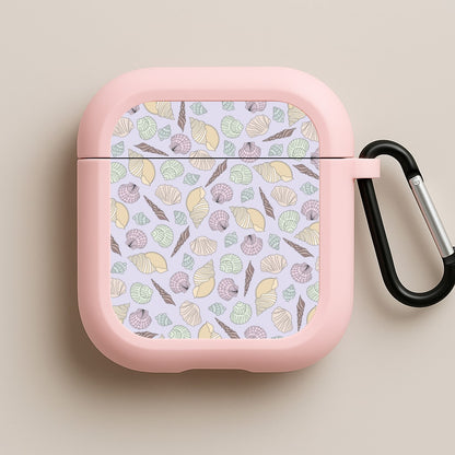 Seashells Pattern 7 Pink AirPods Case
