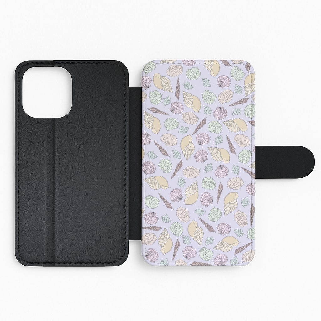 Seashells Pattern 7 Flip Phone Case