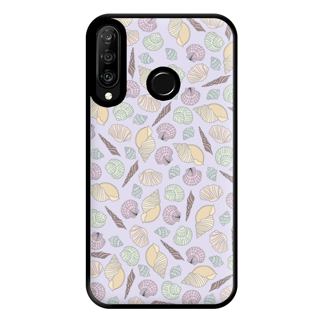 Seashells Pattern 7 Phone Case for Huawei P30 Lite