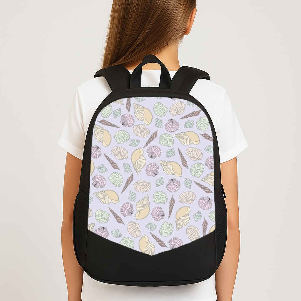 Seashells Pattern 7 Large School Bag