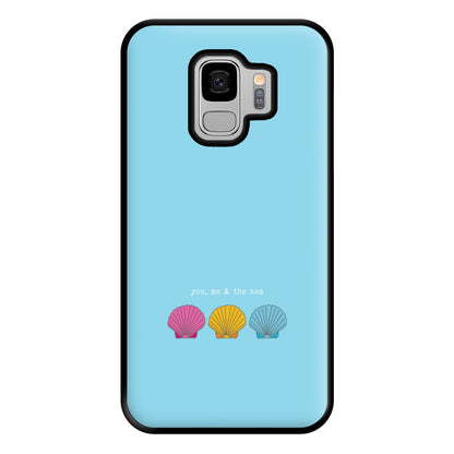 You, Me And The Sea - Seashells Phone Case for Galaxy S9 Plus