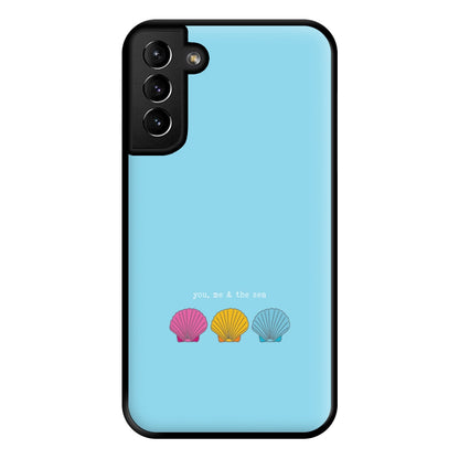 You, Me And The Sea - Seashells Phone Case for Galaxy S21 Plus