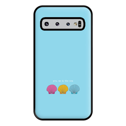 You, Me And The Sea - Seashells Phone Case for Galaxy S10 Plus