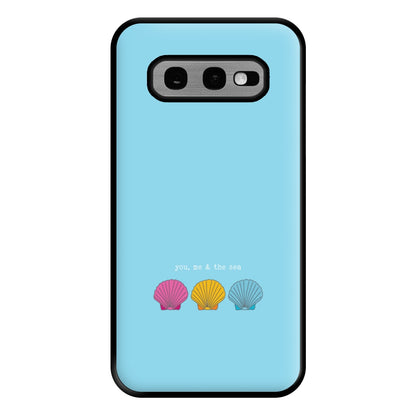 You, Me And The Sea - Seashells Phone Case for Galaxy S10e