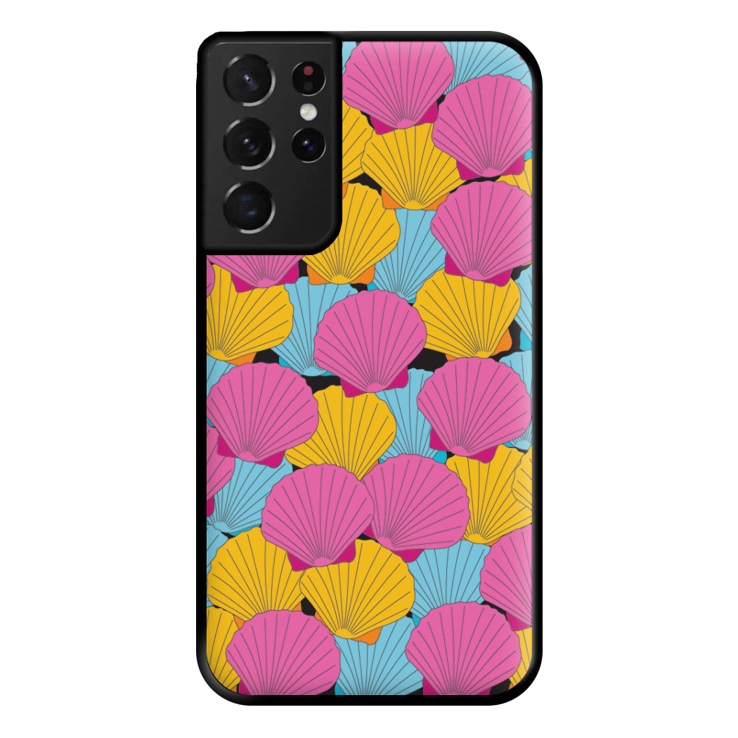 Seashells Pattern 9 Phone Case for Galaxy S21 Ultra