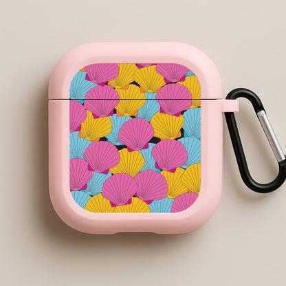 Seashells Pattern 9 Pink AirPods Case