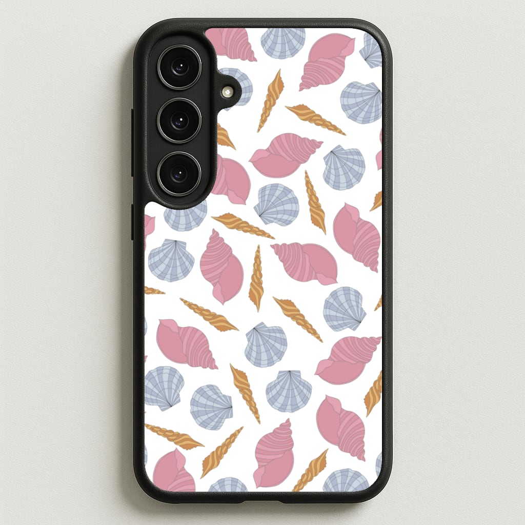 Seashells Pattern 10 Phone Case for Galaxy S25FE