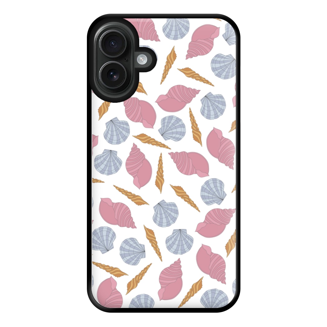 Seashells Pattern 10 Phone Case for iPhone 16 Plus