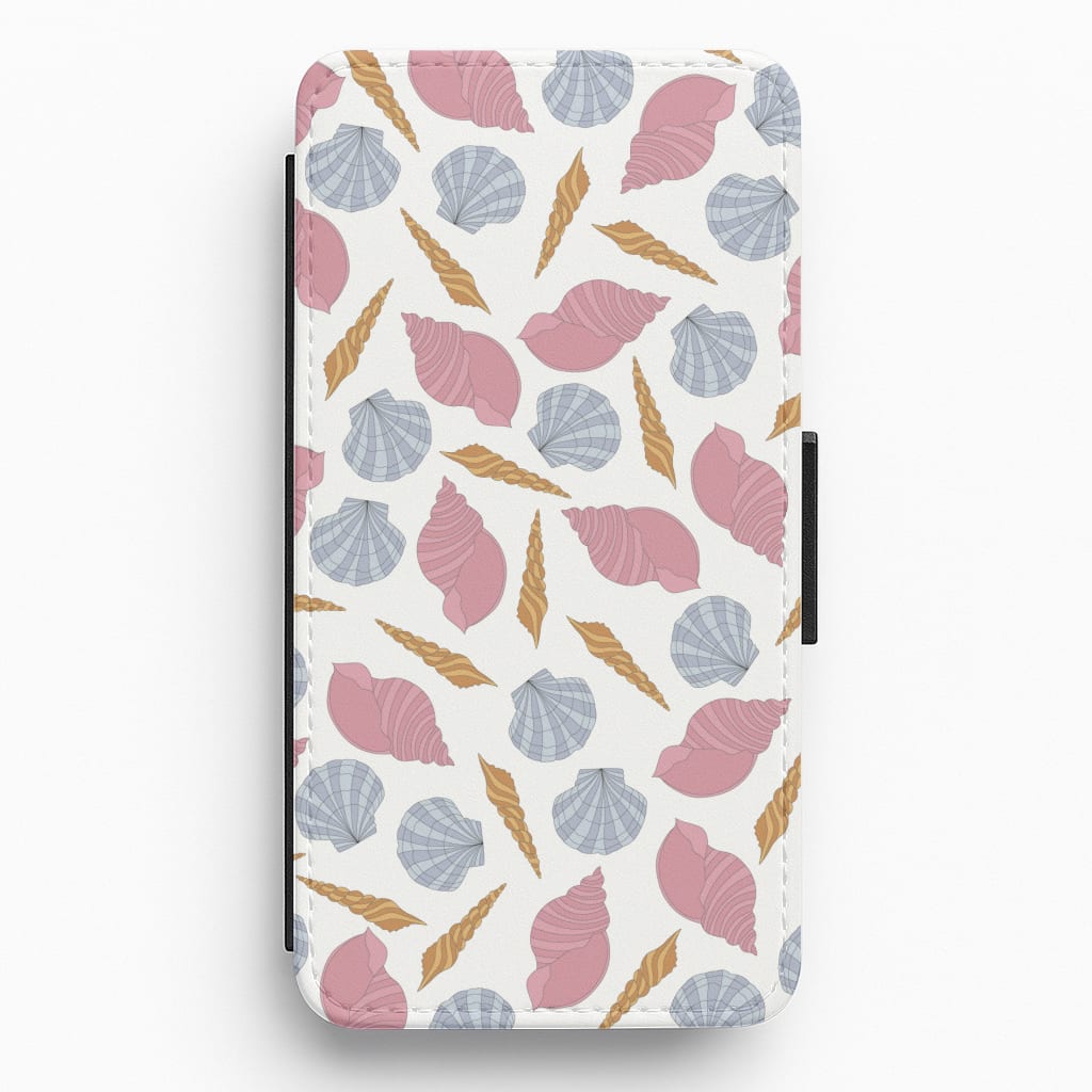 Seashells Pattern 10 Flip / Wallet Phone Case