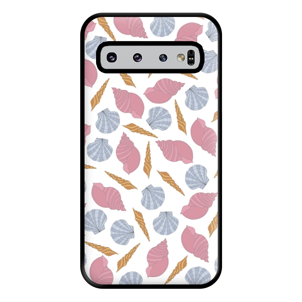 Seashells Pattern 10 Phone Case for Galaxy S10 Plus