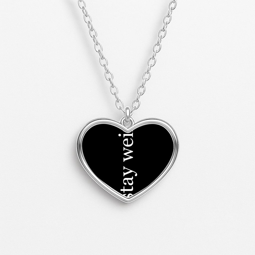 Stay Weird Heart Necklace