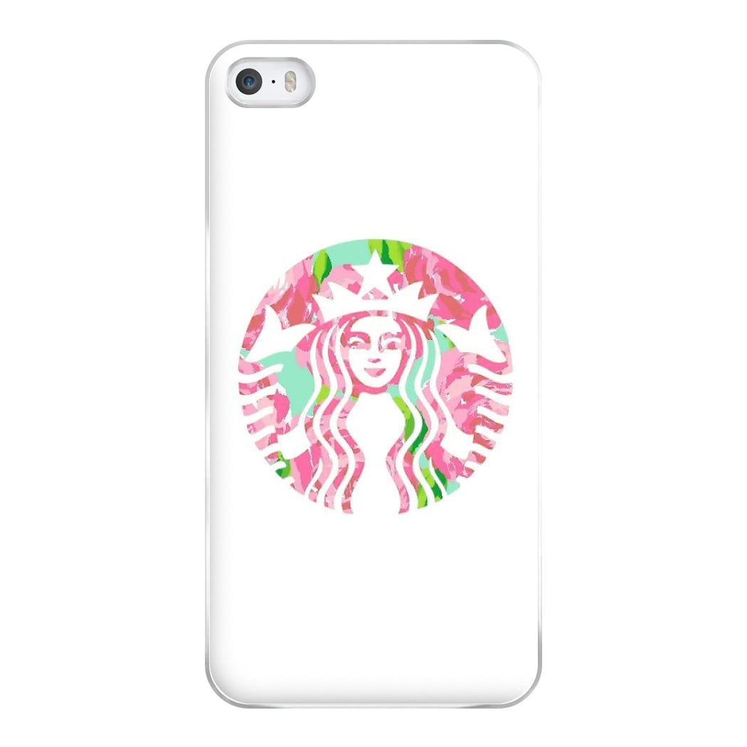 Pink Coffee Logo Phone Case for iPhone 5 / 5s / SE 2016