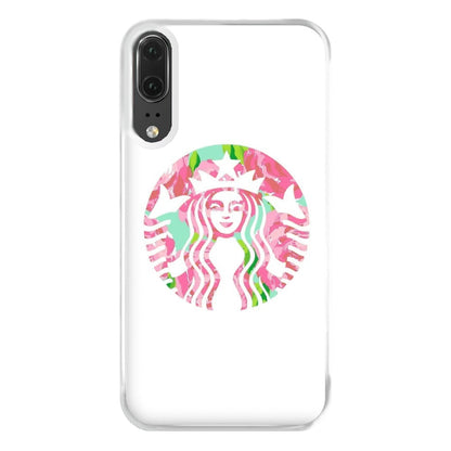 Pink Coffee Logo Phone Case for Huawei P20