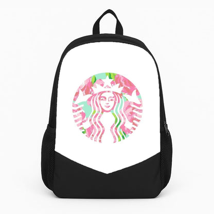Pink Coffee Logo Backpack