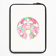 Pink Coffee Logo Laptop Sleeve 1