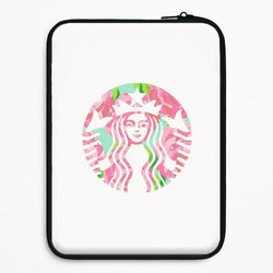 Pink Coffee Logo Universal Laptop Sleeve