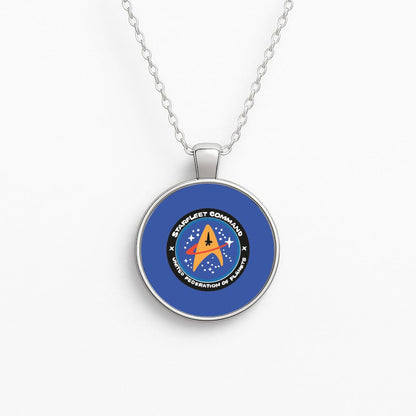 Starfleet command Circle Necklace