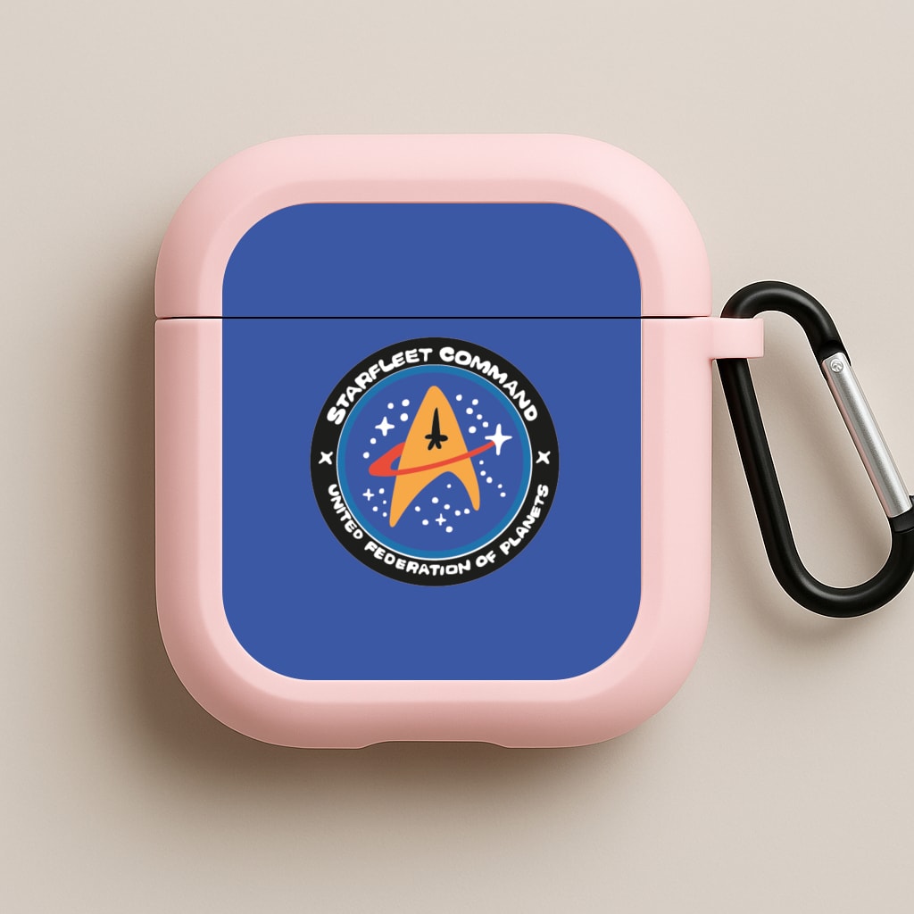 Starfleet command Pink AirPods Case
