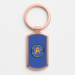 Starfleet command Rose Gold Keyring