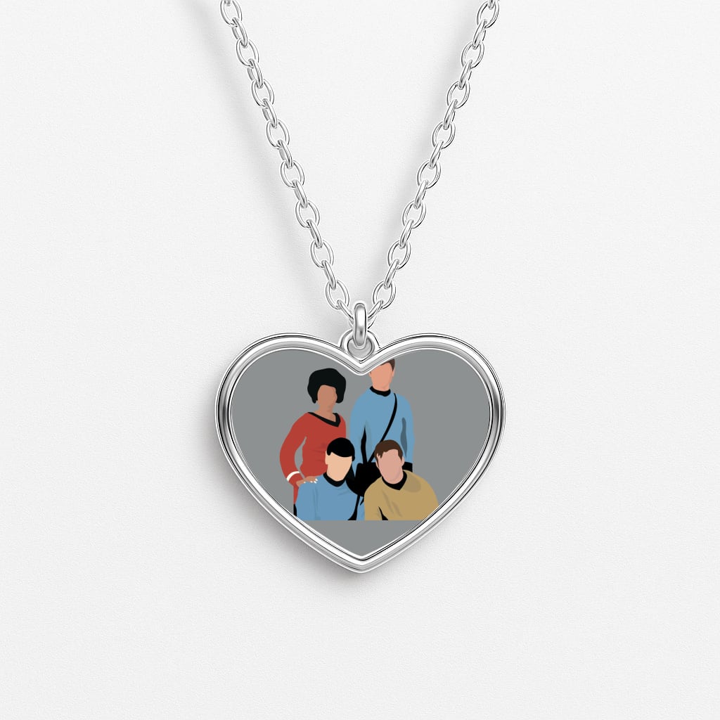 Characters Heart Necklace