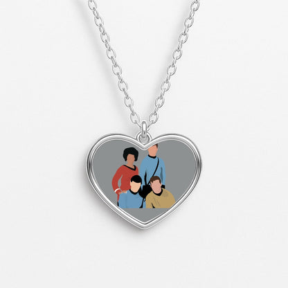 Characters Heart Necklace