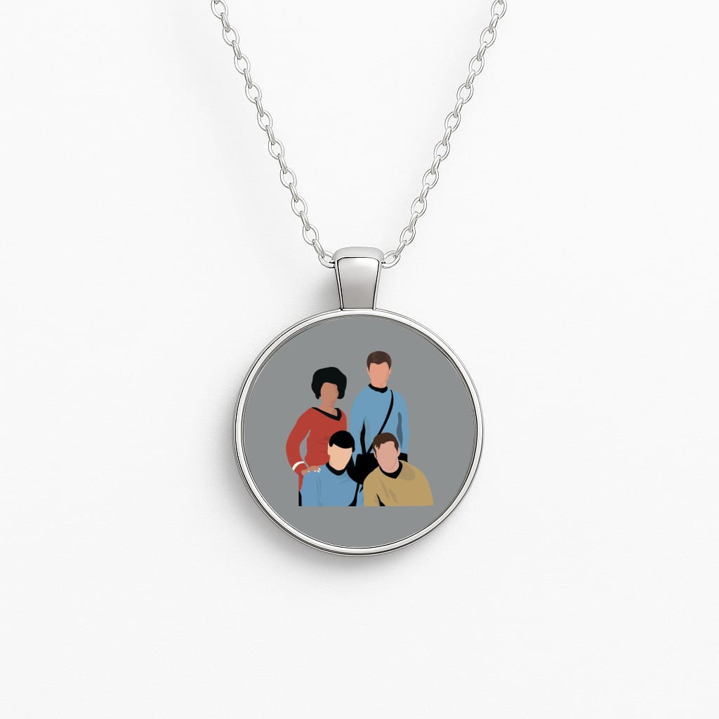 Characters Circle Necklace