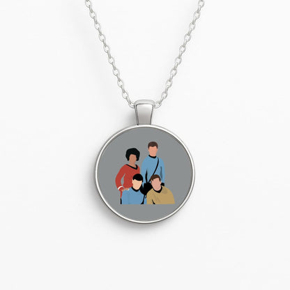 Characters Circle Necklace