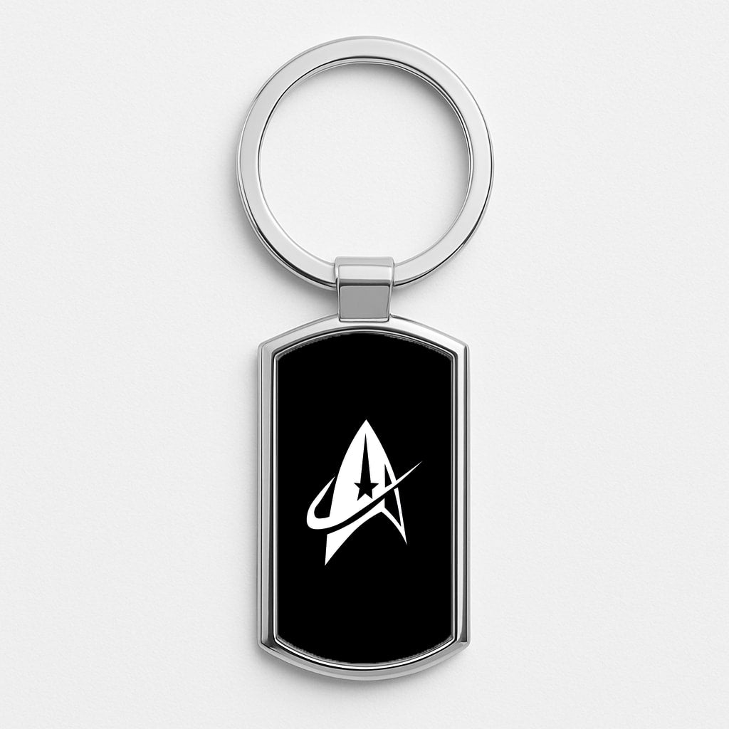 Logo Silver Keyring