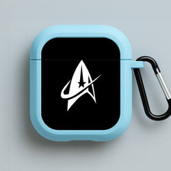 Logo Blue AirPods Case