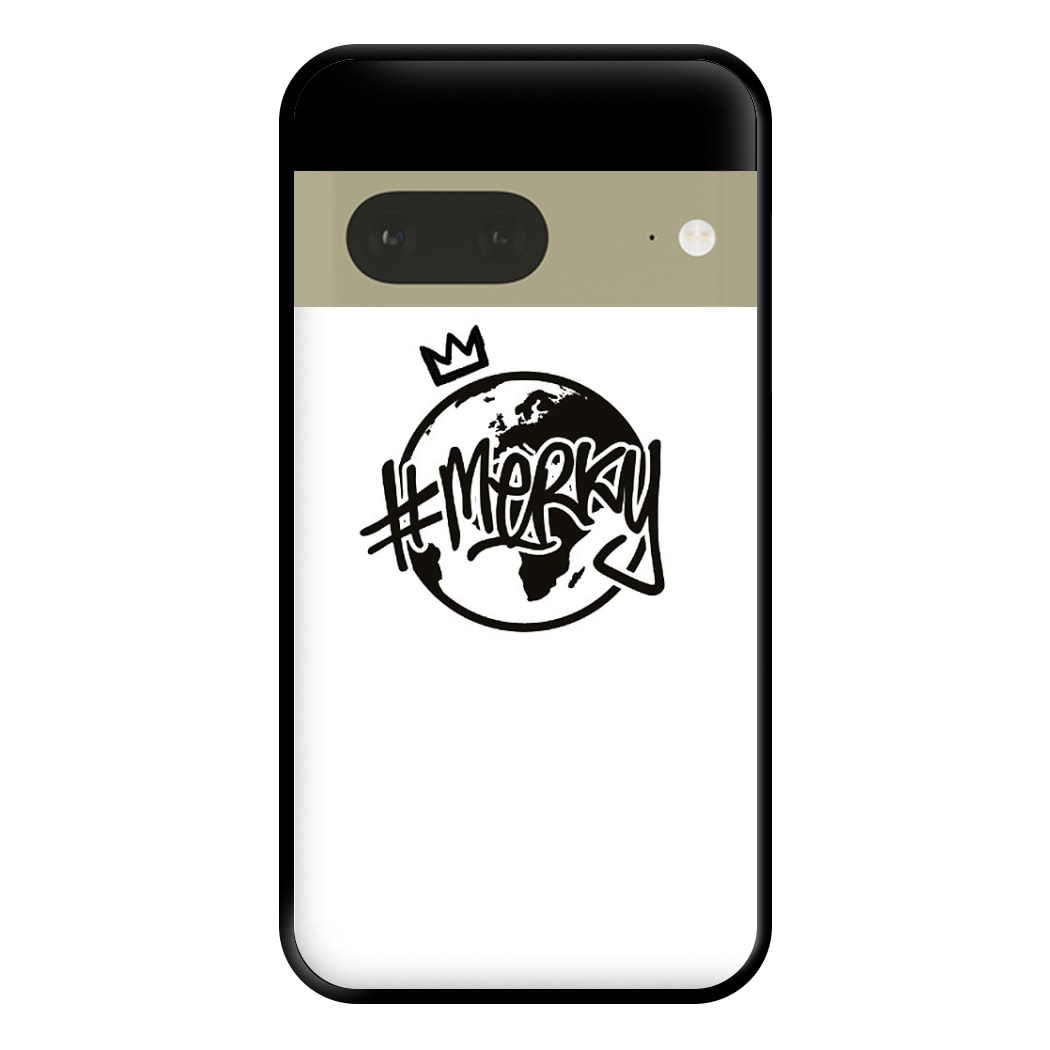 Hashtag Merky Globe Phone Case for Google Pixel 7a