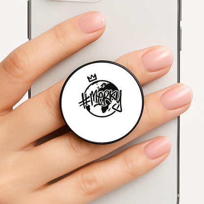 Hashtag Merky Globe Phone Grip