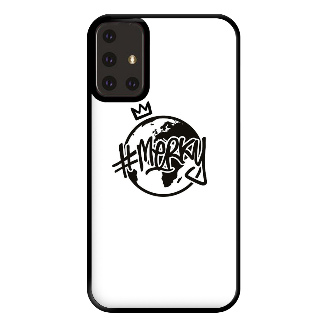 Hashtag Merky Globe Phone Case for Galaxy A71