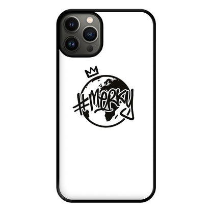 Hashtag Merky Globe Phone Case for iPhone 13