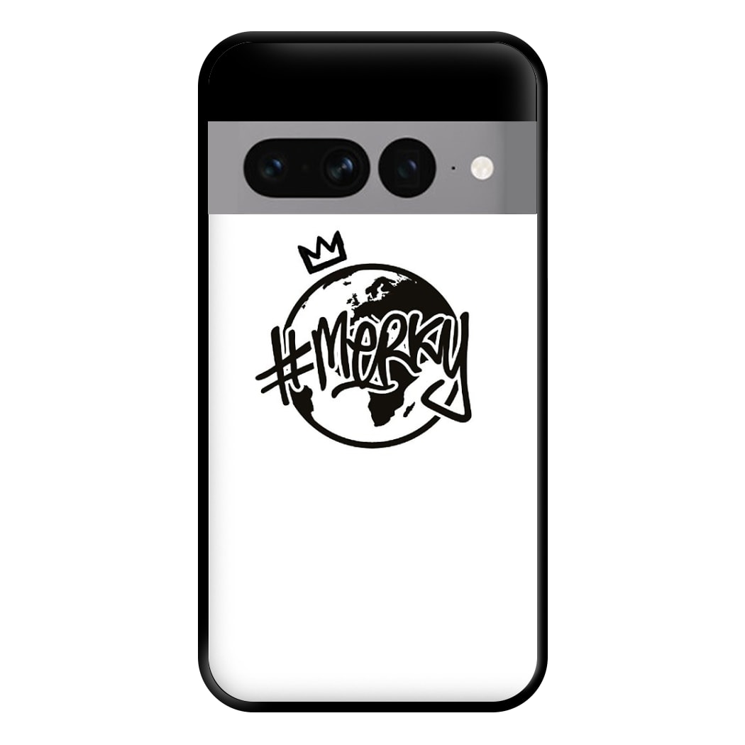 Hashtag Merky Globe Phone Case for Google Pixel 7 Pro