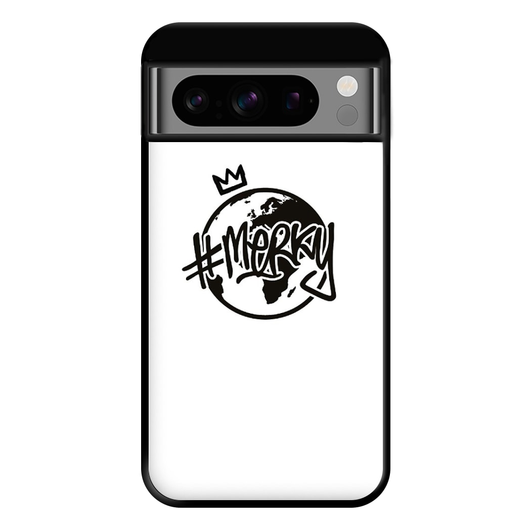 Hashtag Merky Globe Phone Case for Google Pixel 8 Pro