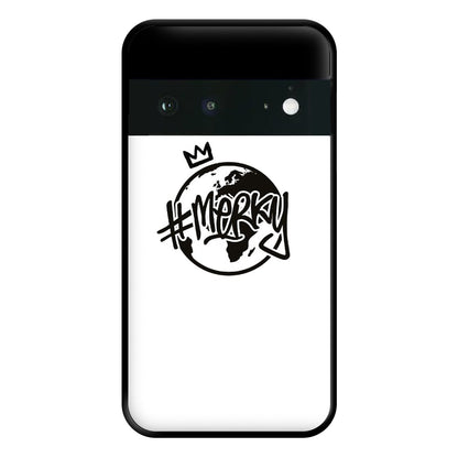 Hashtag Merky Globe Phone Case for Google Pixel 6a