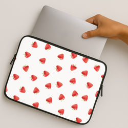 Strawberry Pattern MacBook Case