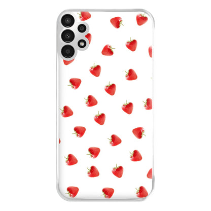 Strawberry Pattern Phone Case for Galaxy A13