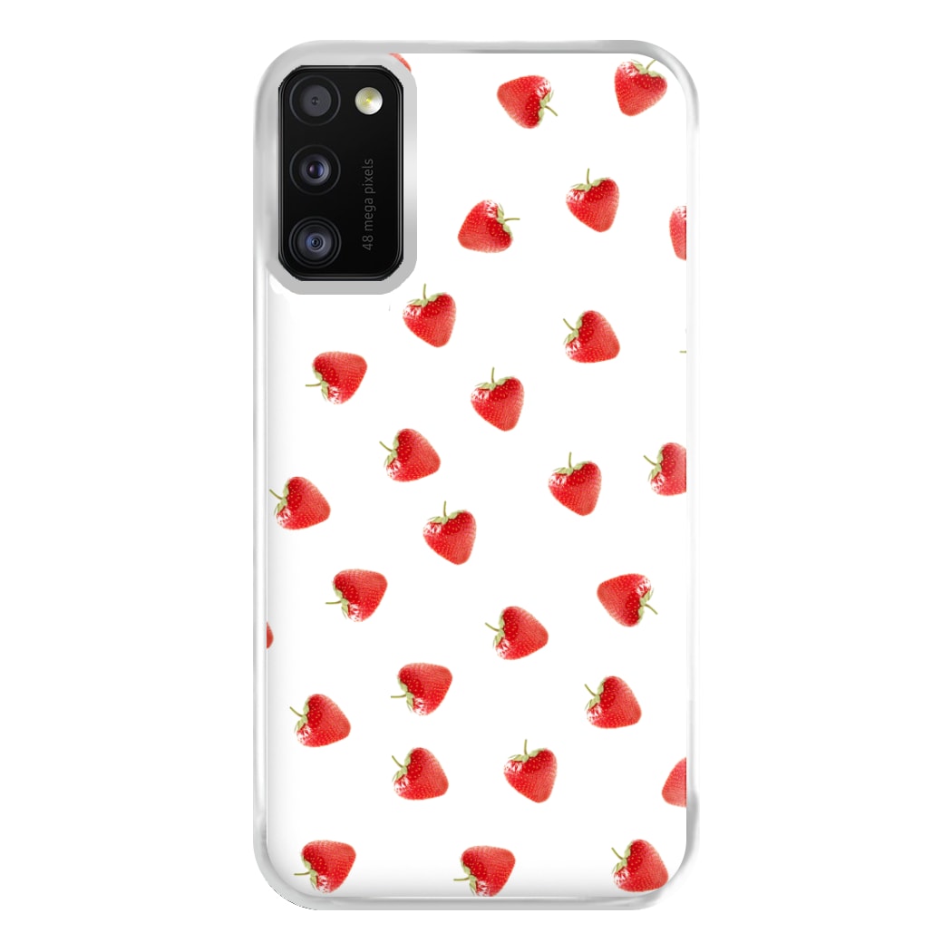 Strawberry Pattern Phone Case for Galaxy A41