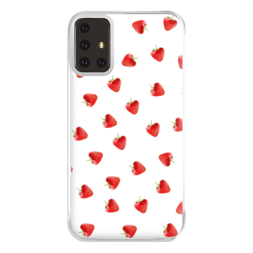 Strawberry Pattern Phone Case for Galaxy A71