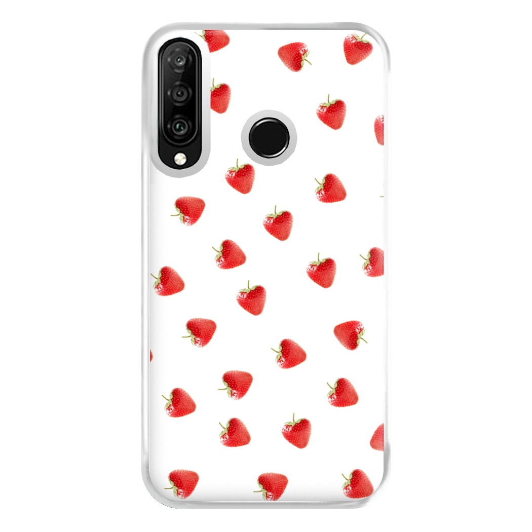 Strawberry Pattern Phone Case for Huawei P30 Lite