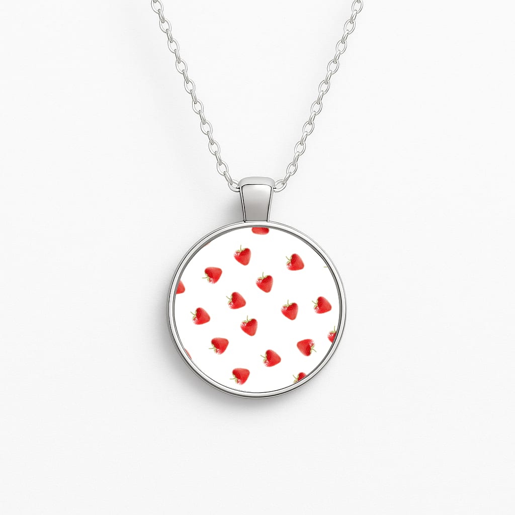 Strawberry Pattern Necklace